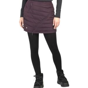 NEVE Designs Krista Quilted Skirt Medium Egglant